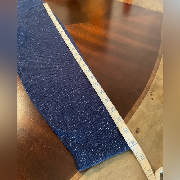 Midnight Blue Sparkly Sweater Size XXL - Picture 8 of 8